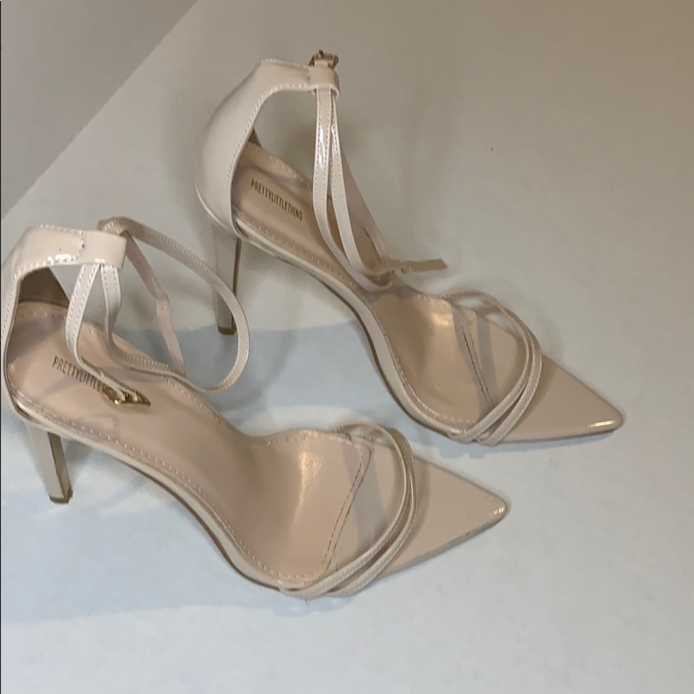 Nude Point Toe Sandals